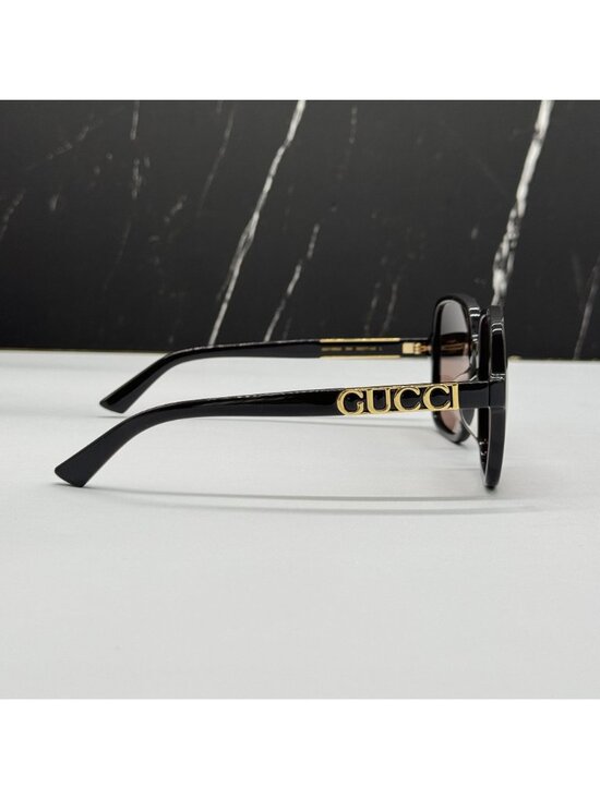 New Gucci GG1189SA 004 rown Square Women Sunglasses